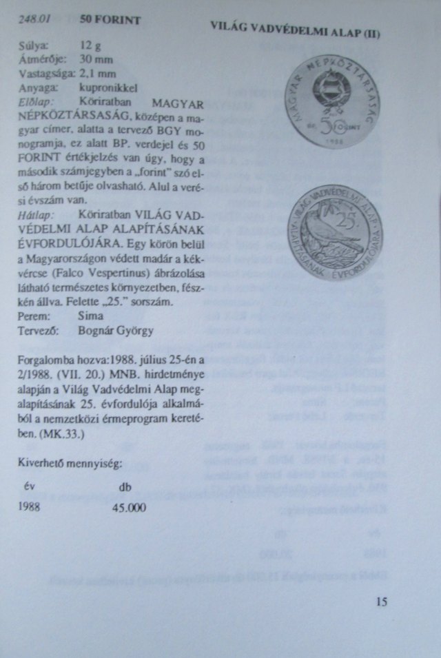Lenyfalusi Kroly s Nagy dm: Magyarorszg fm- s paprpnzei 1987-1991 (1. ptls)